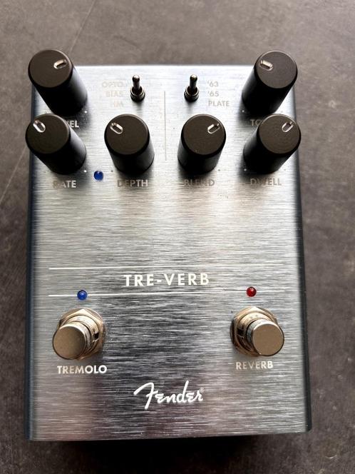 Fender Tremolo Reverb pedal, Muziek en Instrumenten, Effecten, Zo goed als nieuw, Reverb, Ophalen of Verzenden