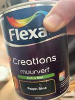 Muurverf Royal Blue Flexa, Doe-het-zelf en Verbouw, Verf, Beits en Lak, Blauw, Ophalen of Verzenden, Minder dan 5 liter, Verf