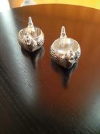 🐣Vintage: 2 stuks Mayell verzilverde eierdopjes🏷️€39,95-, Ophalen of Verzenden
