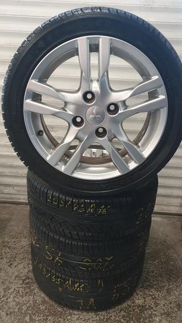 16"Originele Mitsubishi LM+Banden 4x114.3 Colt CZT/Lancer !! beschikbaar voor biedingen