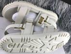 White Dior Sandals, Verzenden, Wit, Nieuw, Sandalen of Muiltjes