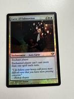 Foil Curse of Exhaustion - Dark Ascension, Hobby en Vrije tijd, Verzamelkaartspellen | Magic the Gathering, Verzenden, Zo goed als nieuw
