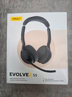 Jabra Evolve2 55 Stereo - draadloze headset + USB-C receiver, On-ear, Ophalen of Verzenden, Draadloos, Jabra