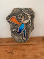 Vintage keramiek wanddecoratie engel cupido, Ophalen of Verzenden