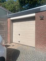 Sectionaalpoort garagepoort garagedeur electrisch, Ophalen, 200 cm of meer, Crème of Beige, Zo goed als nieuw