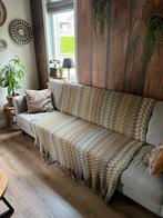 Prachtige 4 zits bank, licht taupe/ beige grijs, izgst!, Ophalen, Gebruikt, 75 tot 100 cm, 200 tot 250 cm