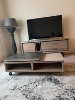 Henders & Hazel TV Meubel + Salontafel, Ophalen, 150 tot 200 cm, Eikenhout, Zo goed als nieuw