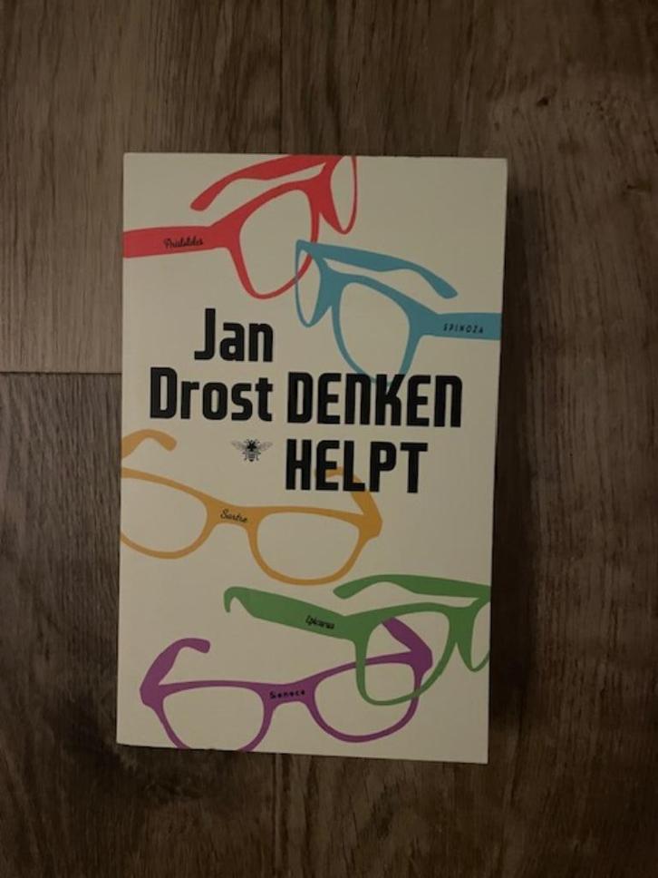 Denken helpt – Jan Drost, Boeken, Filosofie, Zo goed als nieuw, Wijsbegeerte of Ethiek, Ophalen of Verzenden