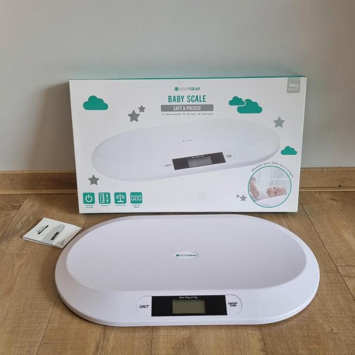 Baby Weegschaal Silvergear - Zo Goed Als Nieuw!, Kinderen en Baby's, Overige Kinderen en Baby's, Zo goed als nieuw, Ophalen of Verzenden