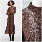 H&M - NIEUW / prachtige lange jurk bruin / maxi / maat S, H&M, Bruin, Verzenden, Nieuw