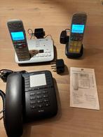 Dect Gigaset E500a Duo met 2 handsets + Gigaset DA510, Telecommunicatie, Vaste telefoons | Handsets en Draadloos, Ophalen, Zo goed als nieuw