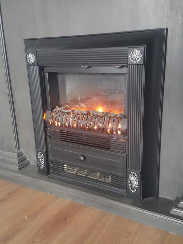 Schouw met Elektrische Sfeer/ Verwarmings functie., Huis en Inrichting, Haarden, Gebruikt, Elektrische haard, Ophalen