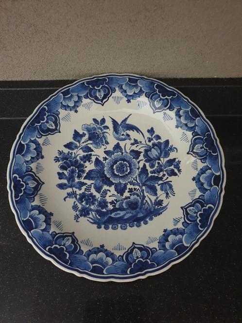 Delfts Blauw Bord - Porseleyne Fles 1951, Antiek en Kunst, Antiek | Schalen, Ophalen