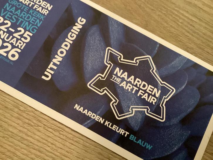Toeganskaart 2 personen Naarden Art Fair, 22-25 januari 2026, Tickets en Kaartjes, Beurzen, Twee personen, Januari, Meerdaags