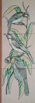 Tableau vogels, Antiek en Kunst, Antiek | Wandborden en Tegels, Ophalen of Verzenden