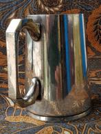 Zware antieke Engelse Embassy silverplate Pint beker 12,3 cm, Antiek en Kunst, Ophalen of Verzenden