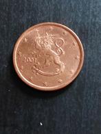 5 EURO CENT - FINLAND 2001, Ophalen of Verzenden, Finland, Losse munt, 5 cent
