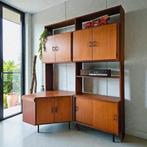 Vintage modulair wandmeubel | wandkast | Simpla lux |, Ophalen, 200 cm of meer, 75 cm of meer, 150 tot 200 cm