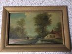 Mooi schilderij olieverf 24x35 cm. Verzenden €8,25 kk., Ophalen of Verzenden