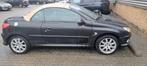 Peugeot 206 2.0 16V CC 2003 Zwart, Auto's, 136 pk, 4 cilinders, Cabriolet, 4 stoelen