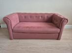 Kids bankje velvet - roze, Huis en Inrichting, Banken | Sofa's en Chaises Longues, Ophalen of Verzenden, Minder dan 75 cm, Tweepersoons