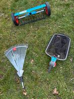 Gardena combisysteem schepnet verticuteerhark bladhark, Tuin en Terras, Ophalen of Verzenden, Gebruikt, Hark, Gardena combisysteem