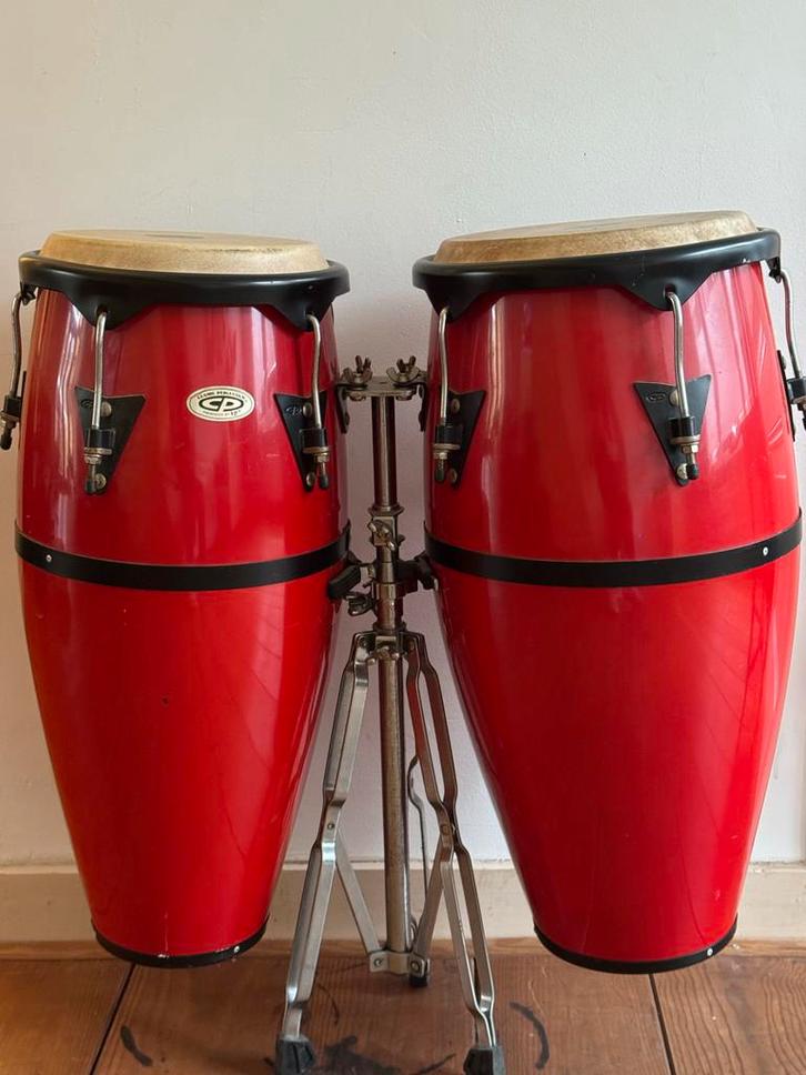CP Cosmic Percussion Conga Set met Standaard, Muziek en Instrumenten, Percussie, Gebruikt, Trommel, Ophalen