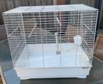 Mooi gebruikte grote vogelkooi met toebehoren te koop, Ophalen, Gebruikt, Metaal, Vogelkooi