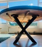 Stijlvolle ronde mangohouten eettafel, tv kast, salontafel, Huis en Inrichting, Tafels | Eettafels, Ophalen, 100 tot 150 cm, Rond