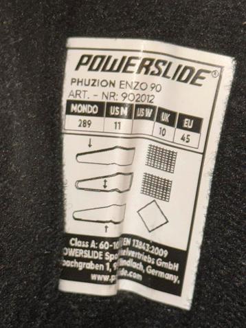 Powerslide Phuzion Enzo 90 - Maat 45 beschikbaar voor biedingen