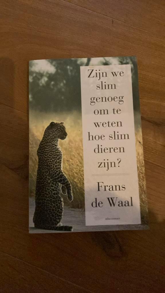 Zijn we slim genoeg om te weten hoe slim dieren zijn, Boeken, Overige Boeken, Zo goed als nieuw, Ophalen of Verzenden