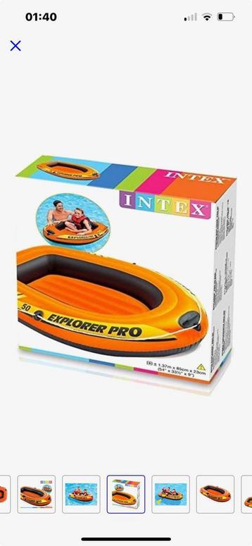 Rubberboot 2 personen. Nieuw in doos. Ongebruikt. beschikbaar voor biedingen