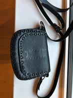 Zwarte Leren Ibiza Handtas, Ophalen of Verzenden, Zo goed als nieuw, Zwart, Handtas