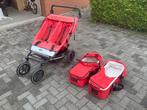 Mountain buggy urban jungle duowagen, Kinderen en Baby's, Kinderwagens en Combinaties, Gebruikt, Luchtbanden, Combiwagen, Ophalen