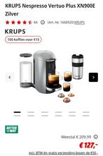 Nespresso Vertuo Plus XN900E - Grijs, Ophalen of Verzenden, 1 kopje, Koffiepads en cups, Afneembaar waterreservoir