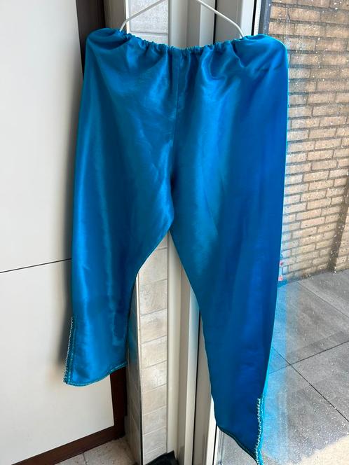 Satijn stof harem broek / zelfgemaakte met elastiek, Kinderen en Baby's, Carnavalskleding en Verkleedspullen, Gebruikt, Meisje