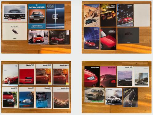 28 x Datsun Honda Lexus Mazda Nissan Toyota Xedos folders, Boeken, Auto's | Folders en Tijdschriften, Gelezen, Ophalen of Verzenden