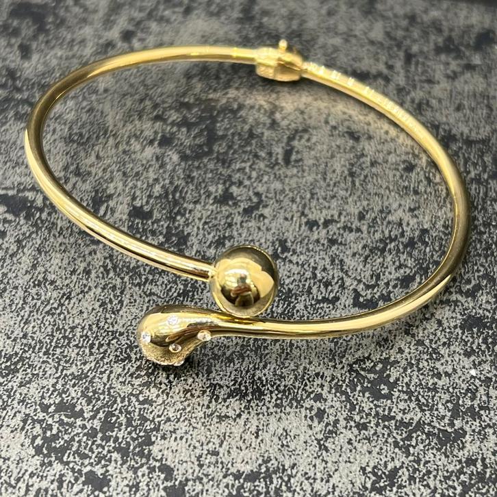 14 karaat gouden armband prachtig boei model, Sieraden, Tassen en Uiterlijk, Armbanden, Nieuw, Goud, Ophalen of Verzenden