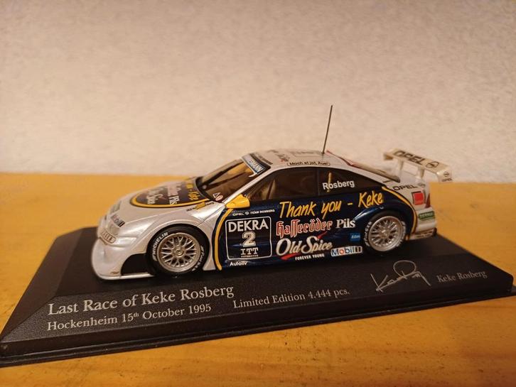 Minichamps DTM 1:43 '95  - Opel Calibra Rosberg Limited Ed., Hobby en Vrije tijd, Modelauto's | 1:43, Nieuw, Auto, MiniChamps