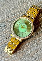 Nette dames horloge met steentjes van het merk ava, Ophalen, Goud, Polshorloge, Overige merken