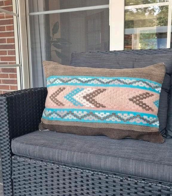 Kelim berber kussen,marokkaans sierkussen 60x40 cm, Huis en Inrichting, Woonaccessoires | Kussens, Nieuw, Rechthoekig, Verzenden