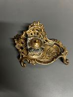 Victoriaans Inktpotje met Glazen Houder, Antiek en Kunst, Ophalen of Verzenden