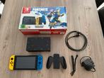 Nintendo Switch Fortnite Special Edition ZONDER WILDCAT CODE, Ophalen, Gebruikt, Switch Original, Met 3 controllers of meer