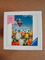 Ravensburger mini puzzel 99 stukjes Luchtballonnen bloemen, Ophalen of Verzenden, Minder dan 500 stukjes, Zo goed als nieuw, Legpuzzel