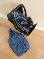 Maxi-Cosi Pebble Plus + 2wayFix + voetenzak, Ophalen, Zijbescherming, Zo goed als nieuw, Isofix