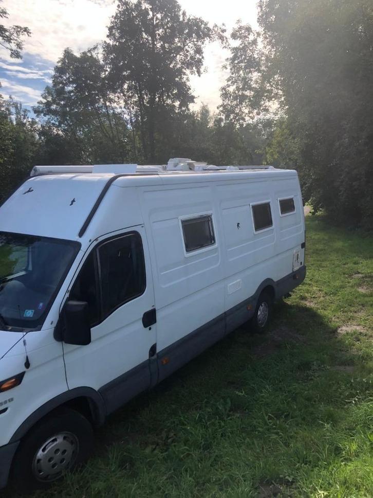 Iveco Daily 2003 Wit, Auto's, Overige Auto's, Particulier, Achteruitrijcamera, Airbags, Parkeercamera, Radio, Schuifdeur, Trekhaak