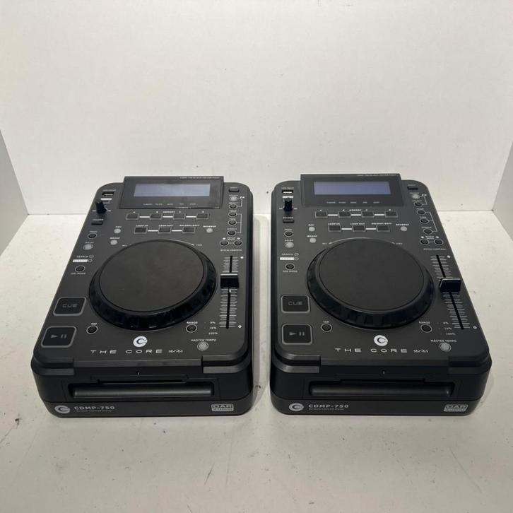 DAP CORE CDMP-750 Set van 2 Table Top CD en USB Spelers, Muziek en Instrumenten, Mengpanelen, Gebruikt, Ophalen of Verzenden