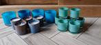Waxinelicht houders afkomstig van Pelckmans tuincentrum, Ophalen of Verzenden, Zo goed als nieuw, Overige materialen, Minder dan 25 cm