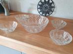 SCHALEN SET GLAS NIEUW, Antiek en Kunst, Antiek | Glas en Kristal, Ophalen