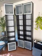 3x Ikea Billy boekenkast met opzetstuk en deurtjes, Huis en Inrichting, Ophalen, Overige materialen, Gebruikt, 200 cm of meer